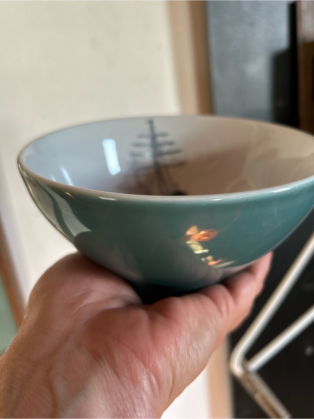 Set of 3 Ceramic Cereal Bowls - Picture 3 of 12